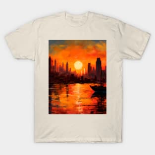 New York sunset T-Shirt